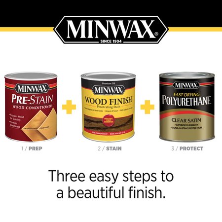 Minwax Wood Finish Semi-Transparent Red Oak Oil-Based Penetrating Wood Stain 1 qt 70040444